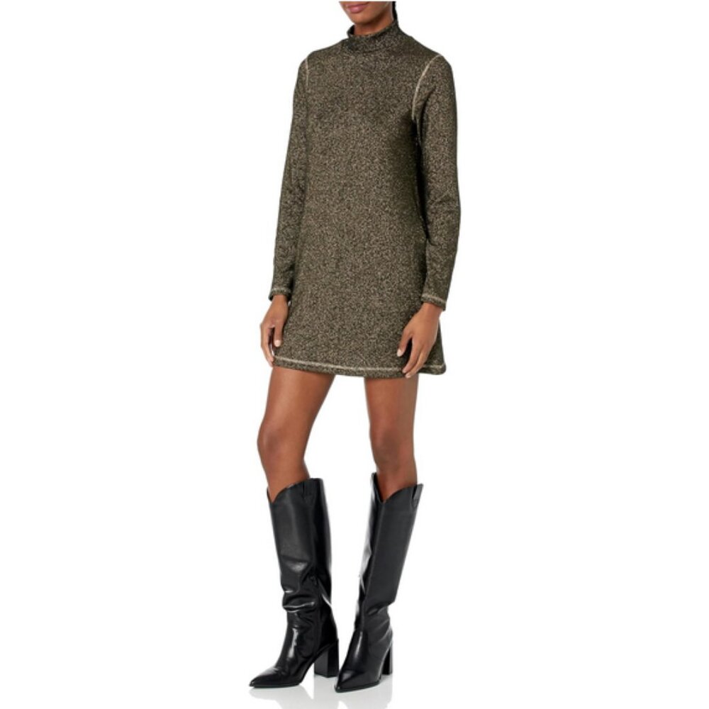 Michael Stars Olivia Sparkle Mock Neck Dress